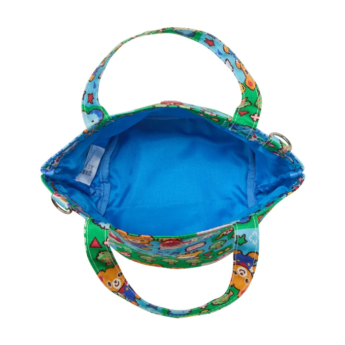 미키하우스 키즈 가방 일본 유아 토트 숄더백 레트로 게임 디자인 2컬러