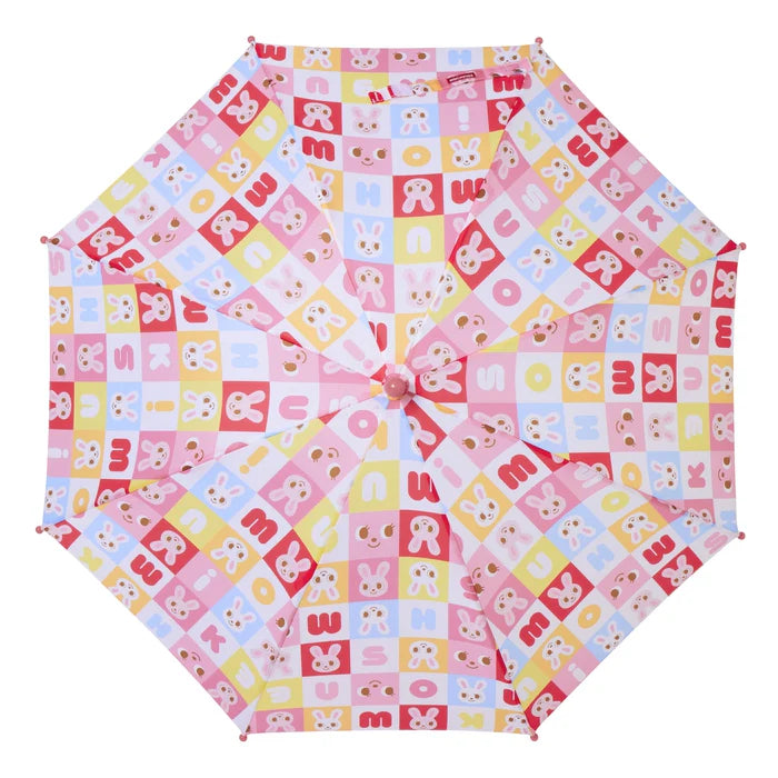 미키하우스 우산 일봌 키즈 토끼 베어 패턴 장우산 2컬러