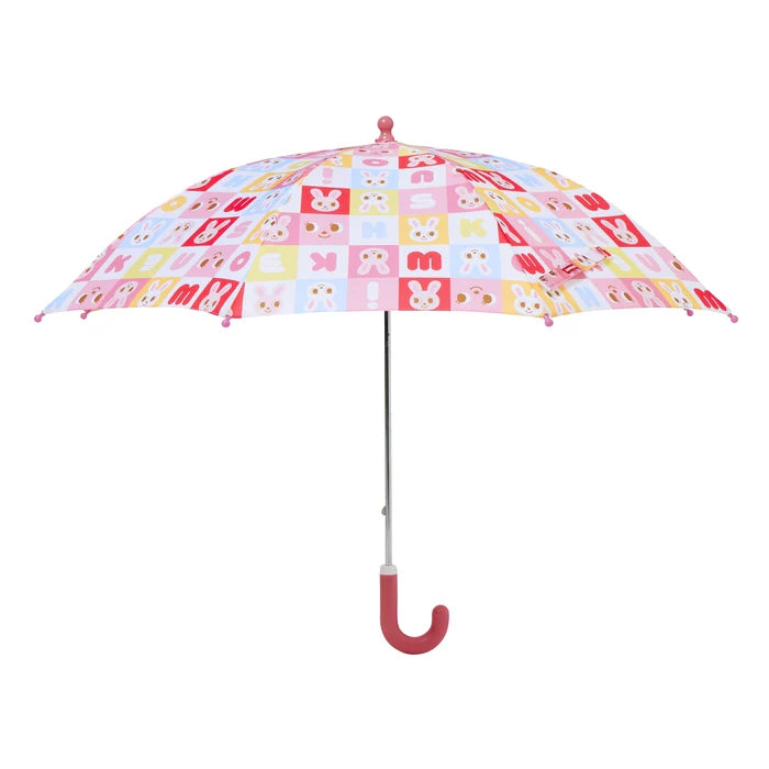 미키하우스 우산 일봌 키즈 토끼 베어 패턴 장우산 2컬러