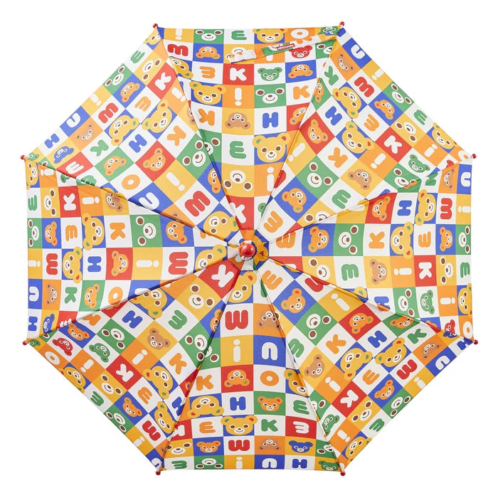 미키하우스 우산 일봌 키즈 토끼 베어 패턴 장우산 2컬러