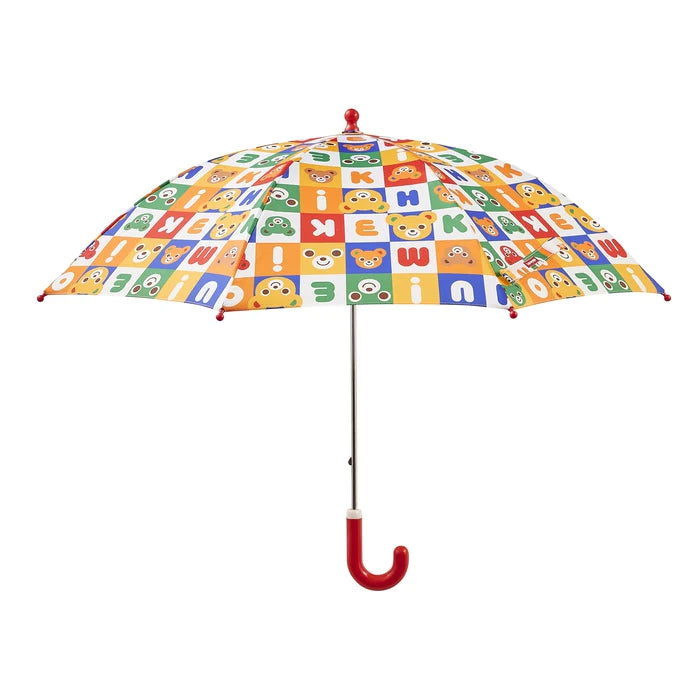 미키하우스 우산 일봌 키즈 토끼 베어 패턴 장우산 2컬러