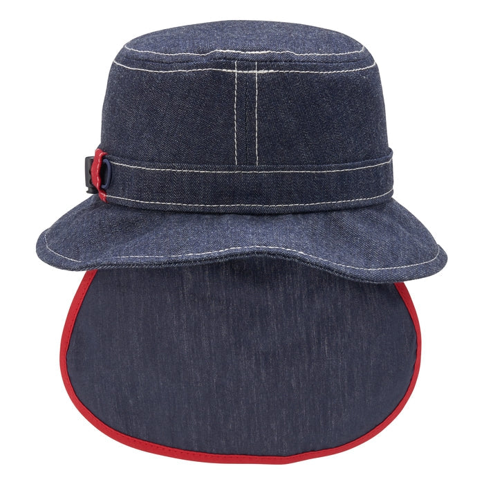 미키하우스 키즈 모자 일본 유아 버킷햇 로고 차양 푸치 자수 2컬러