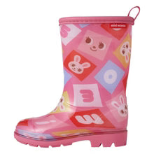 미키하우스 부츠 퍼즐 블록 장화 레인부츠 2컬러