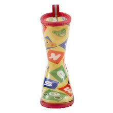 미키하우스 부츠 퍼즐 블록 장화 레인부츠 2컬러