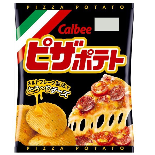 가루비 감자칩 일본 편의점 칼비 토로 치즈 피자 60g