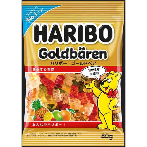 하리보 골드베렌 일본 돈키호테 젤리 6종류 과일맛 구미 80g