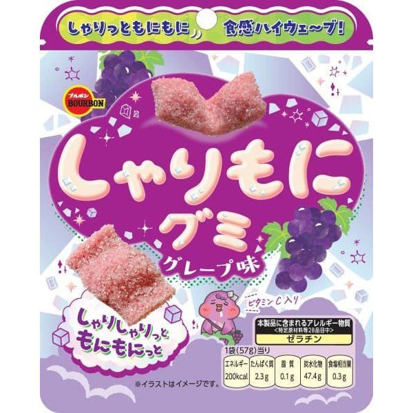 샤리모니 구미 일본 부르봉 돈키호테 젤리 포도맛 57g