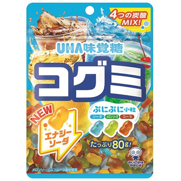 코구미 젤리 일본 UHA 소다 멜론 에너디 드링크 믹스 세트 구미 80g