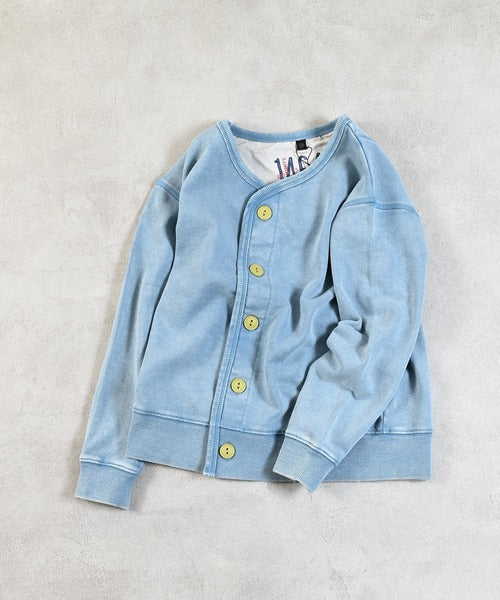 마키즈 가디건 일본 키즈 카디건 우라케 밀리터리 스노워시 데님 스타일 3컬러