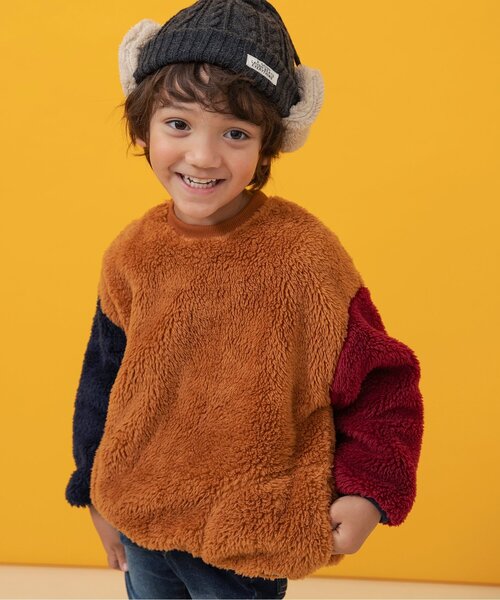 브리즈 키즈 티셔츠 일본 유아 긴팔 프리 스트레이너 니트 퍼 타입 6컬러