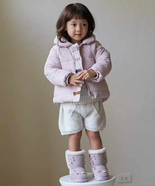 petit main 키즈 패딩 일본 쁘띠마인 유아 리본 디자인 경량 디자인 3컬러