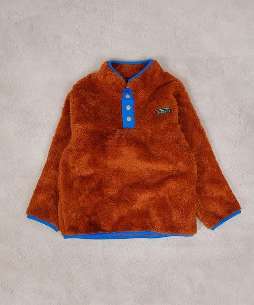 마키즈 키즈 티셔츠 일본 긴팔티 보아 양털 스냅 재킷 스타일 4컬러