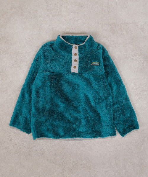 마키즈 키즈 티셔츠 일본 긴팔티 보아 양털 스냅 재킷 스타일 4컬러