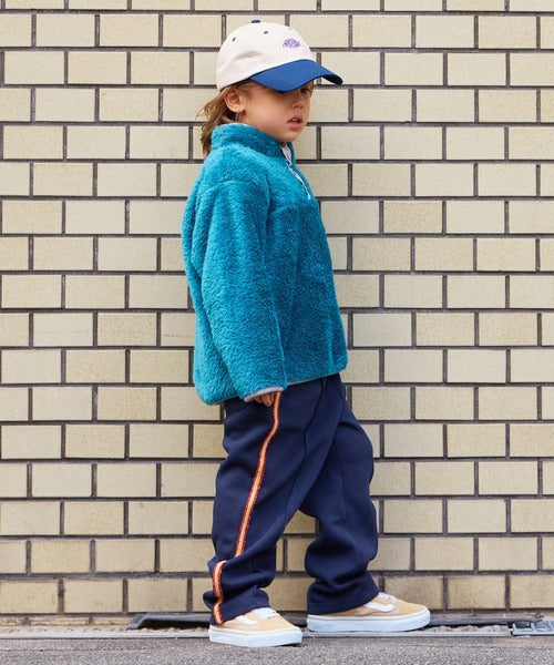 마키즈 키즈 티셔츠 일본 긴팔티 보아 양털 스냅 재킷 스타일 4컬러