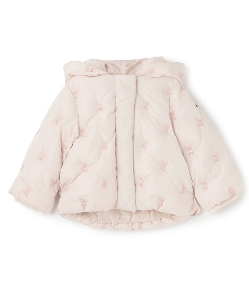 petit main 키즈 패딩 일본 쁘띠마인 유아 프리티 모티브 후드 디자인 3컬러