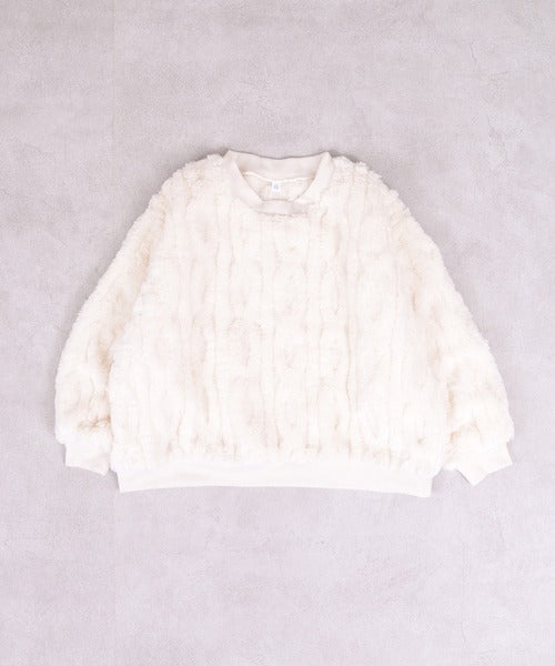 마키즈 키즈 티셔츠 일본 유아 긴팔티 케이블 보어 니트 디자인 맨투맨 4컬러