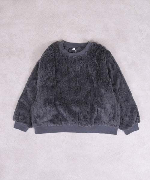 마키즈 키즈 티셔츠 일본 유아 긴팔티 케이블 보어 니트 디자인 맨투맨 4컬러