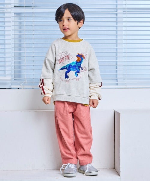 마키즈 키즈 바지 일본 유아 와플 콜 이지 팬츠 웨스트 디자인 5컬러