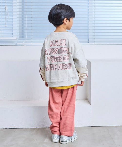 마키즈 키즈 바지 일본 유아 와플 콜 이지 팬츠 웨스트 디자인 5컬러