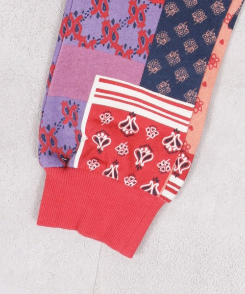 마키즈 바지 일본 키즈 스웻 팬츠 플라워 체크 패턴 조거 타입 6컬러