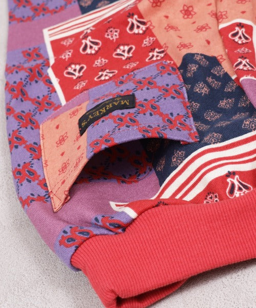 마키즈 바지 일본 키즈 스웻 팬츠 플라워 체크 패턴 조거 타입 6컬러