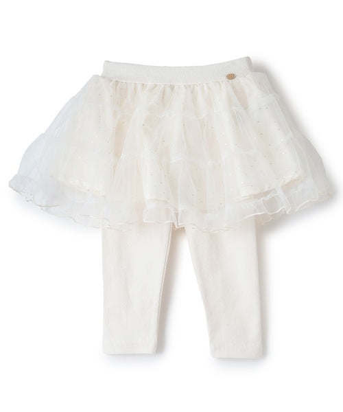 쁘띠메인 키즈 치마 일본 petit main 쁘띠마인 레깅스 디자인 튤 스커트 3컬러