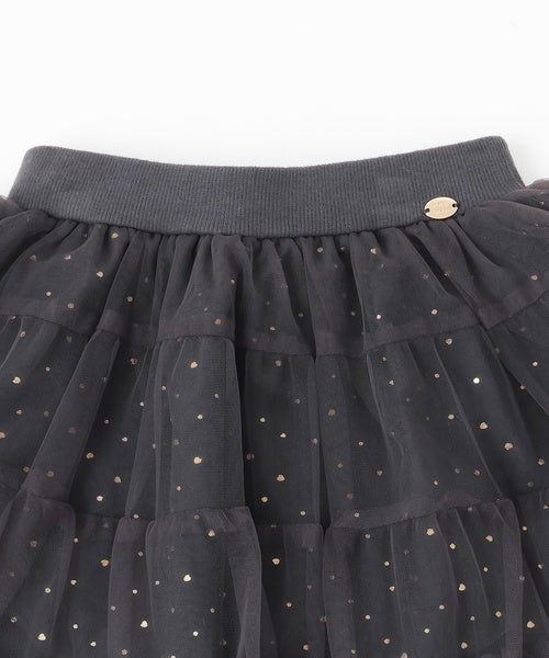 쁘띠메인 키즈 치마 일본 petit main 쁘띠마인 레깅스 디자인 튤 스커트 3컬러