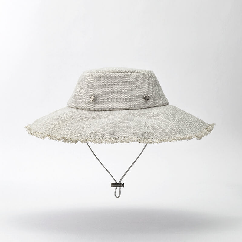 마르마르 키즈 아기 모자 일본 유아 브림 야외 모자 oat