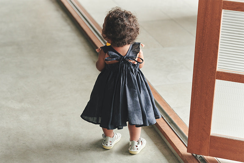 마르마르 키즈 아기 원피스 일본 유아 치마 백웨스트 디자인