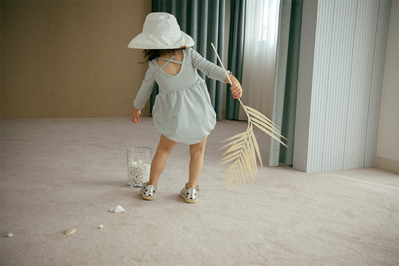 마르마르 키즈 아기 모자 일본 유아 브림 레펠 수영모자 white