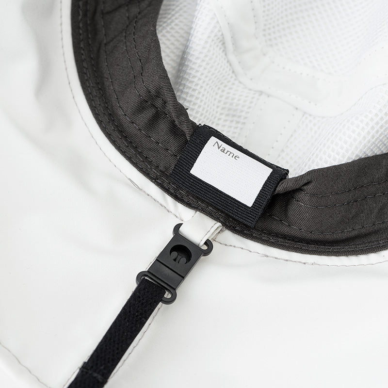 마르마르 키즈 아기 모자 일본 유아 브림 레펠 수영모자 white