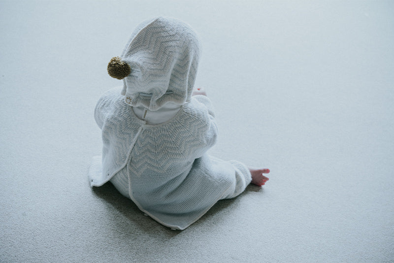 마르마르 키즈 모자 일본 베이비 야마지 모모 보넷 니트 Yamaji mizu