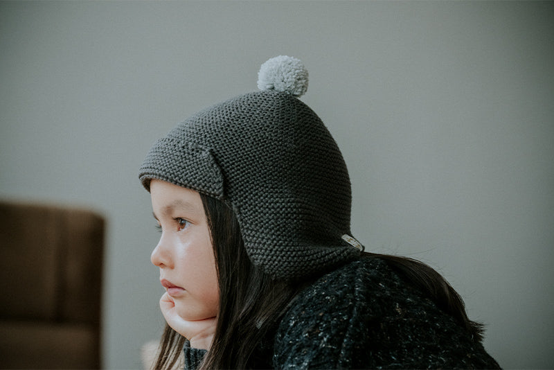 마르마르 키즈 아기 모자 일본 유아 와치캡 세이지 이어워머 sumi