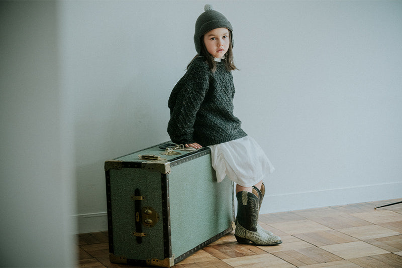 마르마르 키즈 아기 모자 일본 유아 와치캡 세이지 이어워머 sumi