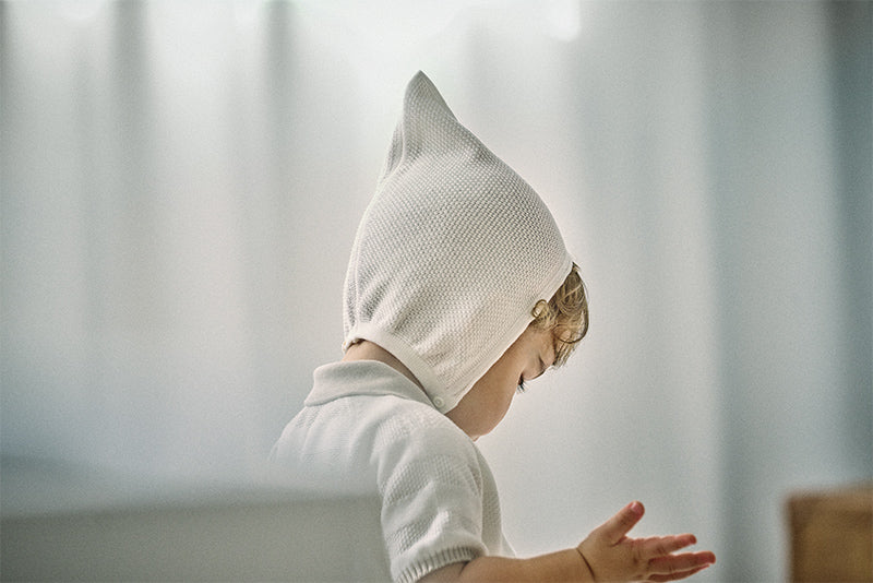 마르마르 키즈 아기 모자 일본 베이비 미니 비니 니트 shiro