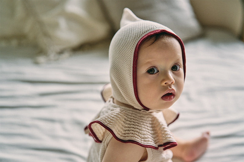 마르마르 키즈 아기 모자 일본 베이비 미니 비니 니트 beni