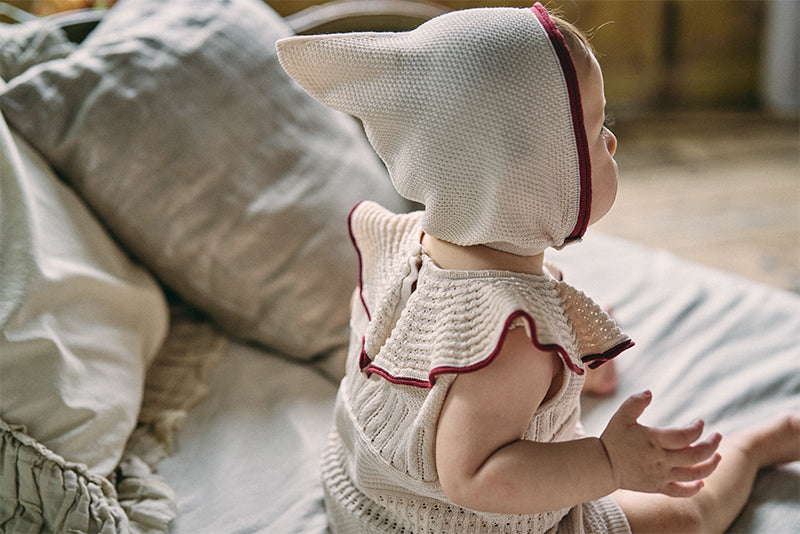 마르마르 키즈 아기 모자 일본 베이비 미니 비니 니트 beni