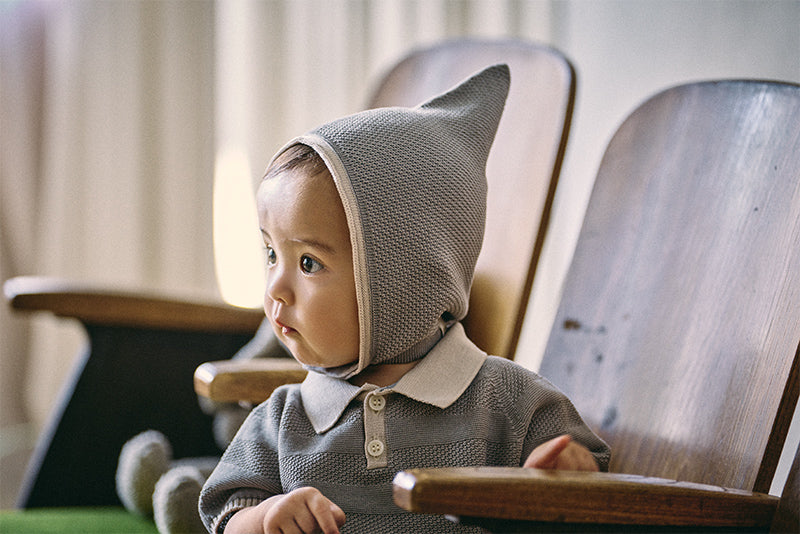 마르마르 키즈 아기 모자 일본 베이비 미니 비니 니트 nezu