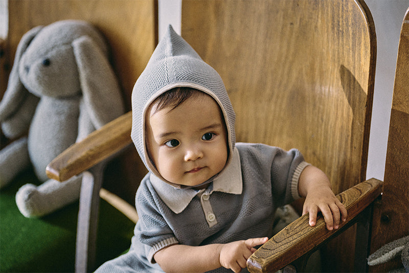 마르마르 키즈 아기 모자 일본 베이비 미니 비니 니트 nezu