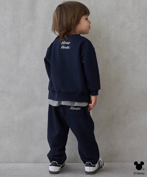petit main 키즈 바지 일본 쁘띠메인 유아 디즈니 어플리케 스웻 팬츠 2컬러