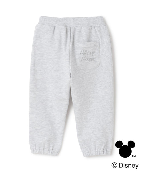 petit main 키즈 바지 일본 쁘띠메인 유아 디즈니 어플리케 스웻 팬츠 2컬러
