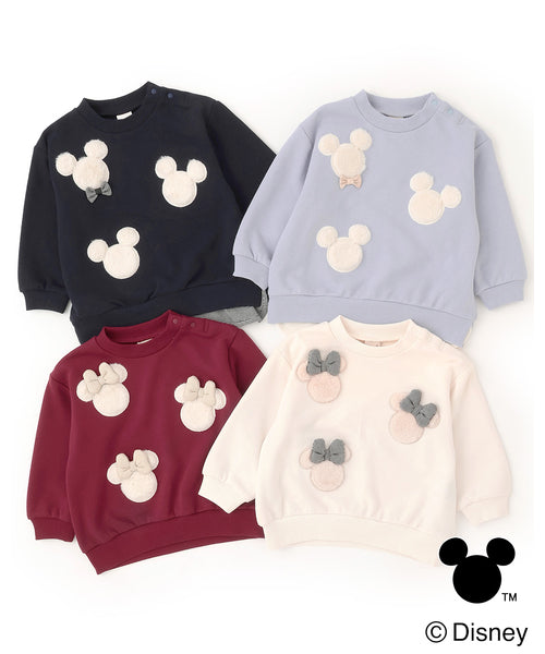 petit main 키즈 티셔츠 일본 쁘띠메인 유아 어플리케 트레이너 맨투맨 4컬러