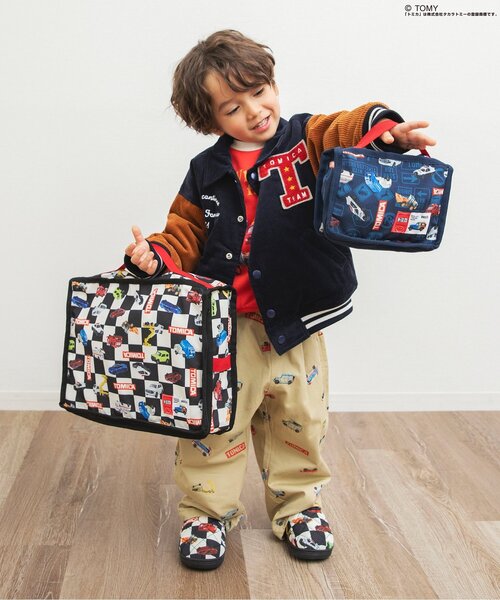 브리즈 키즈 가방 일본 토트백 파우치 토미카 콜라보 스몰 사이즈 2컬러