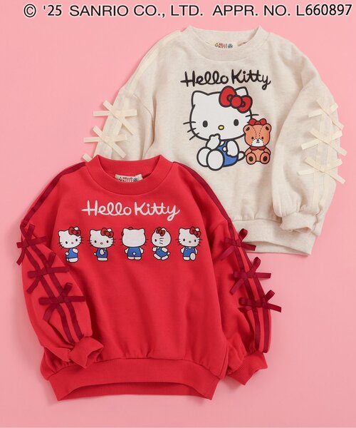 Sanrio Kids T-shirt Japanese Man-to-Man Hello Kitty Trainer Long Sleeve 3 Colors 