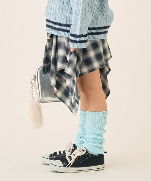 쁘띠메인 키즈 치마 일본 petit main 쁘띠마인 체크 일레헴 스커트