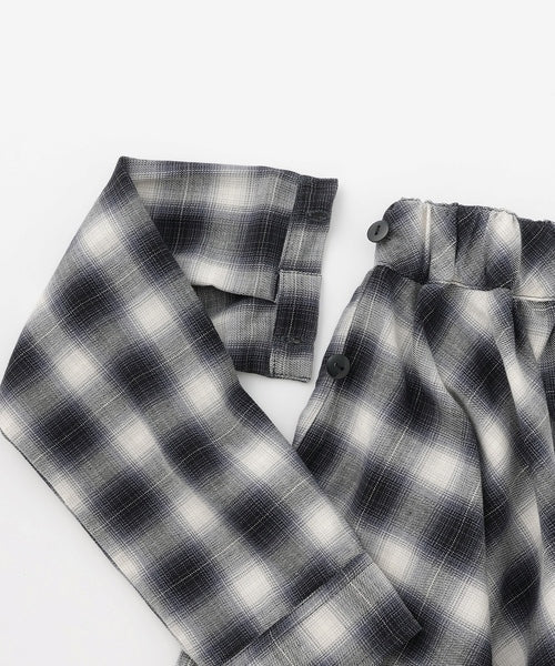 쁘띠메인 키즈 치마 일본 petit main 쁘띠마인 체크 일레헴 스커트