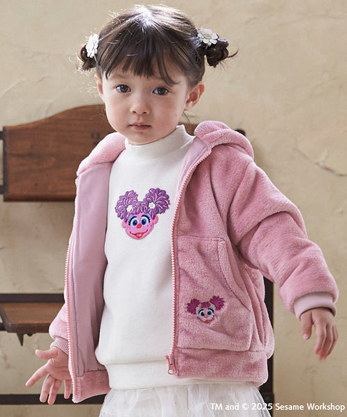 petit main 키즈 자켓 일본 쁘띠메인 유아 씨세임 스트리트 모코모코 후드짚업 3컬러