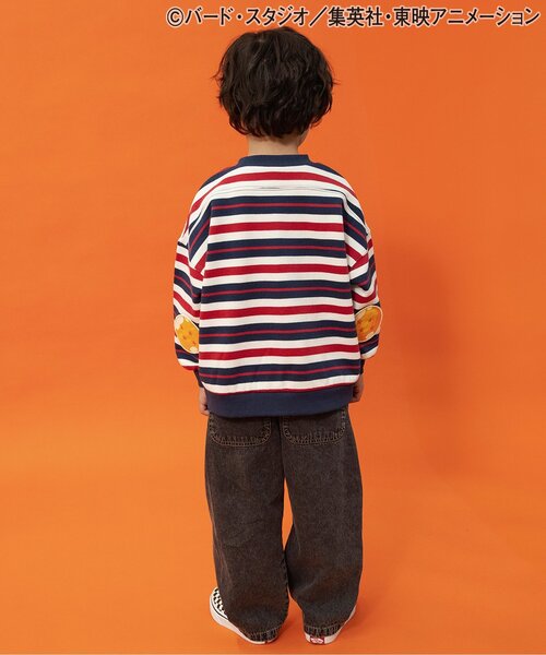 Breeze Kids T-shirt Japanese Toddler Long Sleeve Sesame Street Fur-Free Strainer 5 Colors 