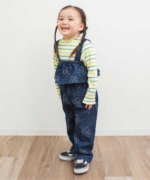 Breeze Kids T-shirt Japanese Toddler Long Sleeve Sesame Street Fur-Free Strainer 5 Colors 