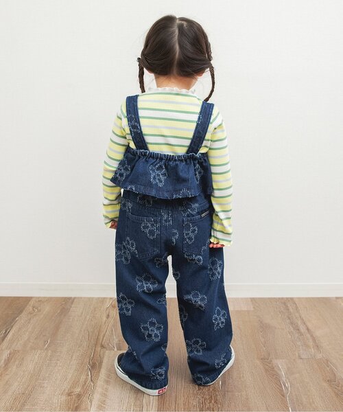 Breeze Kids T-shirt Japanese Toddler Long Sleeve Sesame Street Fur-Free Strainer 5 Colors 